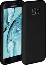 iParadise Samsung S7 Edge Hoesje - Samsung galaxy S7 Edge hoesje zwart siliconen case hoes cover hoesjes