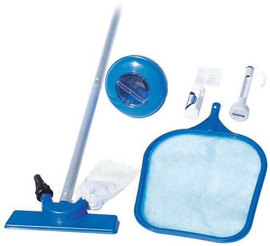 Bestway Zwembad Onderhoudsset - 7-Delig - o.a. Schepnet en Stofzuiger