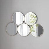 5 Cirkels Spiegel - Spiegel cirkel - Minimalistische wanddecoratie