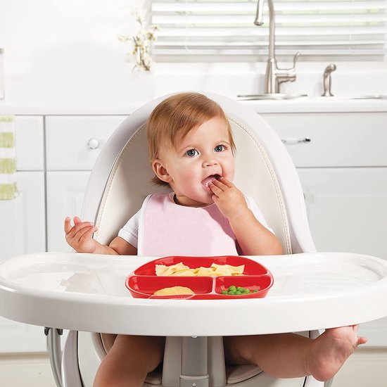 Munchkin Lil' Apple Plates - Kinderbord - Kinderservies - Per 3 Stuks - Vanaf 6 Maanden van Munchkin — afbeelding 4