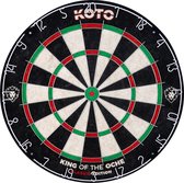 KOTO Classic Edition Dartbord, Sisal Kork Dartboard, Toernooi Dartbord met Braziliaans sisal, Incl. Montagesysteem, Dartspel Beginners & Ervaren spelers