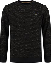Gabbiano Trui Sweater Ronde Hals 772557 201 Black Mannen Maat - S