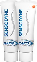 Sensodyne Rapid Relief Whitening - 2 X 75 ML- Tandpasta