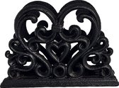 Sommerfield - Servethouder - Gietijzer - Zwart - 5.5x14.5x10.5cm