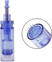 12 Naalds Buzz Products Bajonetsluiting Microneedling cartridge (opzetstuk) voor de dermapen – 5 losse cartridges – rest acne – anti-aging - littekens