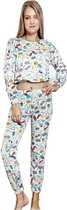 Dames pyjama poezen - Nachtkleding dames - Pyjama voor dames - Vrouwen pyjama - Nachtmode dames