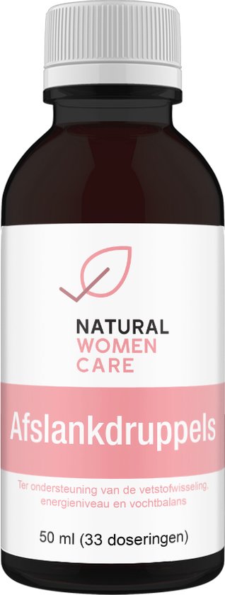 Natural Women Care - Afslankdruppels - Natuurlijke vetverbrander - geeft energie - stimuleert calorieverbranding - kruiden - Vegan