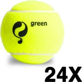 Quick Q-Tennisbal Stage 1 - 24 stuks Geel-Groen stip