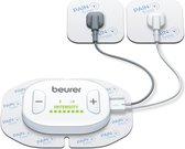 Beurer EM 70 TENS/EMS apparaat - Digitaal - Pijnverlichting (TENS)/spierstimulatie (EMS)/massage - Bluetooth® - Beurer PainAway app - Incl. 4 elektroden, afstandsbediening en USB-laadkabel - 5 Jaar garantie