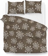 Zo! Home Bassett Dekbedovertrek - Tweepersoons - 200x200/220 cm - Taupe