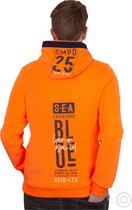 Camp David ® Hoodie sweatshirt Polar Ocean, orange