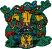 Turtle Teenage Mutant Ninja strijk embleem - Disney patch - patches - stof & strijk applicatie