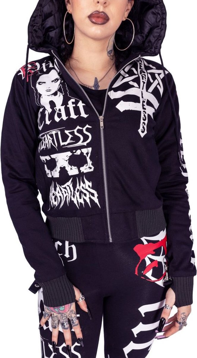 Heartless Jacket M BITCH CRAFT Zwart