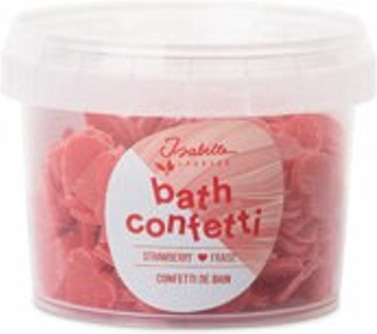 Goedkoopste Badconfetti rood aardbei 35 gr.