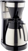 Melitta Easy II Top Therm Steel Koffiezetapparaat RVS/Zwart