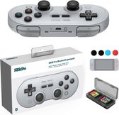 8Bitdo SN30 Pro Draadloze Bluetooth Game Controller + JoyCon caps + kaarthouder