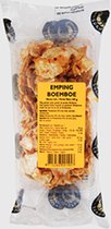 Emping Boemboe - Pittig gekruide cracker van gemalen Melindjonote - per 3 st. te bestellen