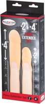MALESATION Penis sleeve Penis Extender Set 2' + 4' inch