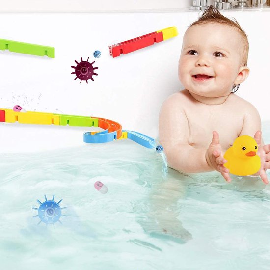 Badspeelgoed Baby | Waterval Glijbaan Spelletjes | Waterglijbaan Kinderbad  Speelgoed |... | bol.com