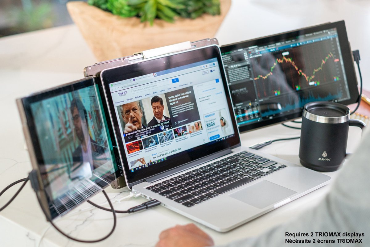 Lexibook Trio Max Draagbare Monitor 14-inch Full HD IPS - afbeelding 3