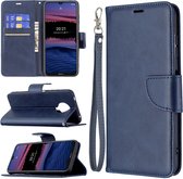 Nokia G10 / Nokia G20 Hoesje - MobyDefend Wallet Book Case Met Koord - Blauw - GSM Hoesje - Telefoonhoesje Geschikt Voor: Nokia G10 / Nokia G20