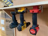 StealthMounts TMSPACE-RED-6 Afstandhouder - 12mm - Rood - 6-pack
