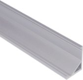 LED hoek profiel inclusief Transparante / Heldere afdekking - C12ALU - inclusief 2 eindkapjes - Hoek profielen voor LED strips tot 12mm breed