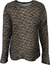 Pink Lady shirt army print LM - maat M