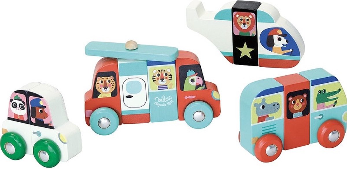 Vilac Magneetset auto's
