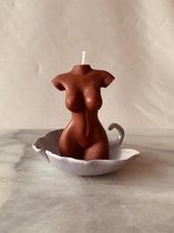 Kaarsen Vrouw Lichaam- Candle Vrouw Lichaam- Scented Kaarsen-Chocolate