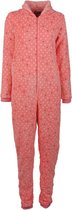 Cocodream meisjes onesie fleece | MAAT 176 | Hartjes | roze