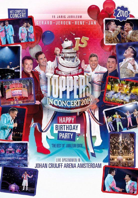 Toppers - Toppers In Concert 2019 - Happy birthday party (Live In de Johan Cruijff ArenA) (2 DVD) - Toppers