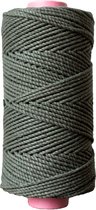 Katoen macramé touw - Macramé koord - Forest Green - 3mm dik - 140 meter - 600 gram