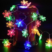 Sneeuwvlok Kerst verlichting LED Licht USB aansluiting - 6 meter 40 Ledjes - Gekleurd Licht