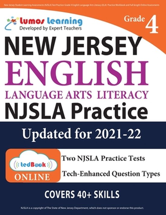 New Jersey Student Learning Assessments (NJSLA) Test Practice: Grade 4 ...