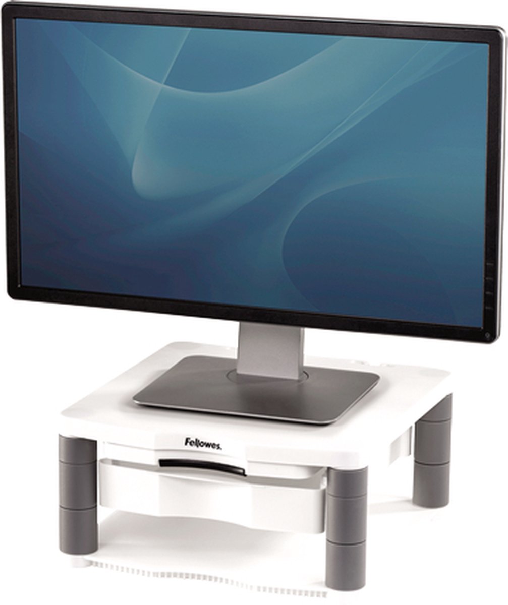 Fellowes monitor standaard Premium Plus, wit