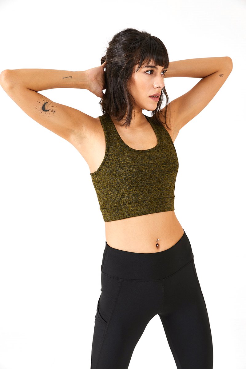 cúpla Women's Activewear Bra Sportswear Crop for Training Gym Running Yoga