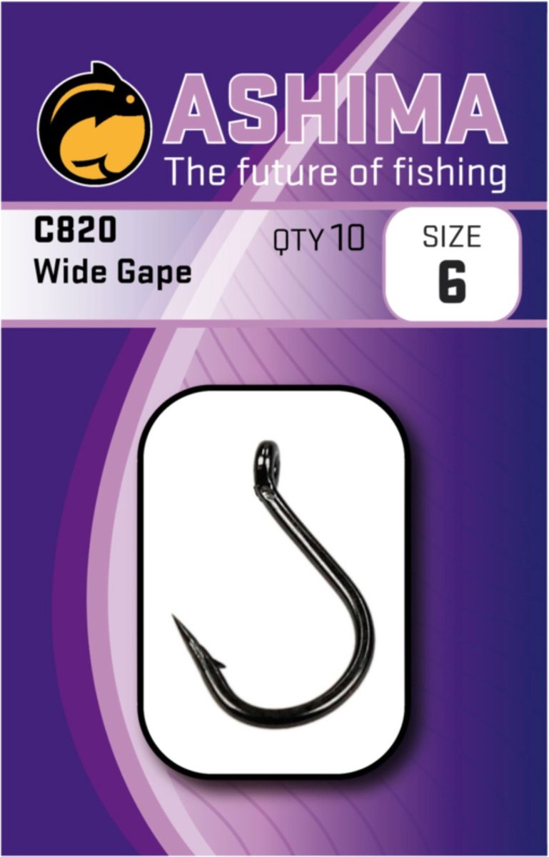 Ashima The Chod Barbed C820 (10 pcs) - Maat : haak 4