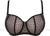 Bh's Push-up Zwart-Roos Maat 85B Gorteks Lingerie Ciao
