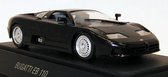 Bugatti EB 110 (Zwart) (10 cm) 1/43 Revell Limited Edition - Modelauto - Schaalmodel - Model auto - Miniatuurautos - Miniatuur auto