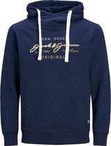 Jack & Jones Sweat Hood Navy (Maat: 6XL)