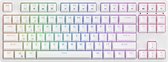 NIEUW 2021: RK87 Hot Swappable TKL Mechanisch Toetsenbord - Gaming Keyboard - Wit - RGB - Wired & Wireless - TRI-MODE - 2.4GHZ - Bluetooth - Type-C - Brown Switches - 3/5 Pin - Gaming - Offic