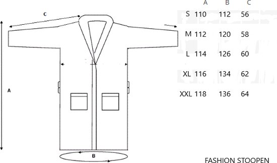 Peignoir polaire gris- XL