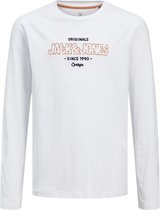 JACK&JONES JUNIOR JORSURFACE BRANDING TEE LS O-NECK  BF JR Jongens T-Shirt  - Maat 176