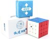 Afbeelding van het spelletje MoYu Aosu WR M 4×4 Speedcube - Magnetisch - Stickerless - Professionele Draai Puzzel Kubus