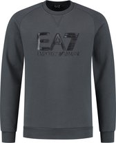 EA7 Train Trui - Mannen - donker grijs - zwart