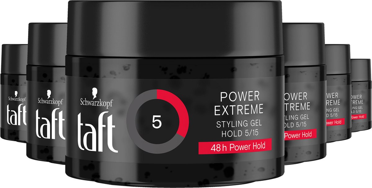 Taft Power Extreme gel pot 6x 250ml - Voordeelverpakking