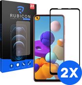 Rubicon Screenprotector Full Cover - Geschikt voor Samsung Galaxy A21s - 2 Screenprotectors