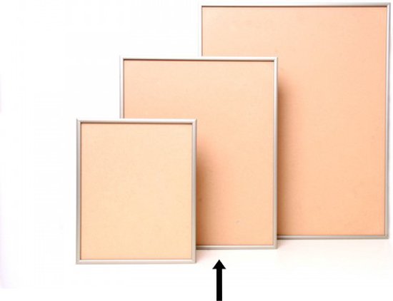Foto: Pixelhobby lijst aluminium 3x3 