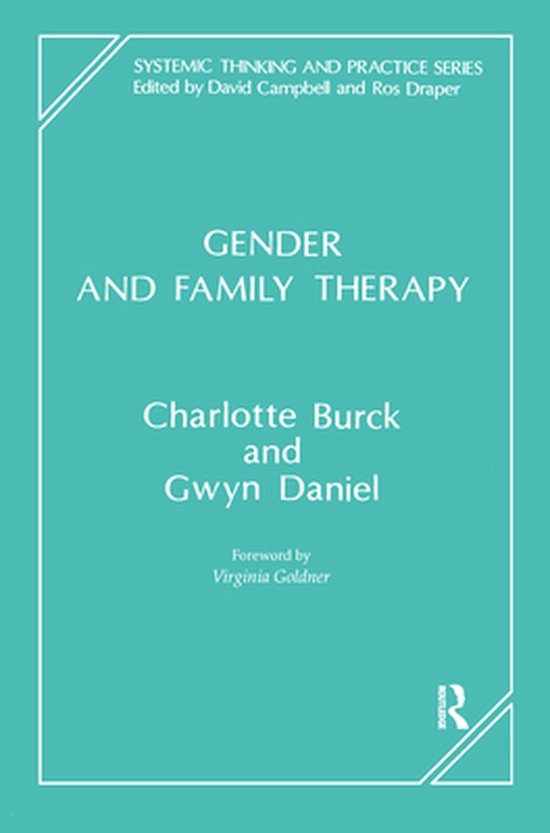 The Systemic Thinking and Practice Series - Gender and Famil ... - cover